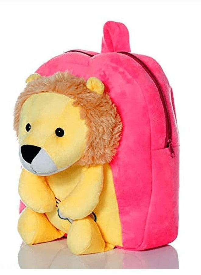 ZEXSAZONE Soft plush premium fabric Kids Kids Backpack Bag Age groups up to 6 Year baby (Kid_Bag_Toy_Lion) - Image 3